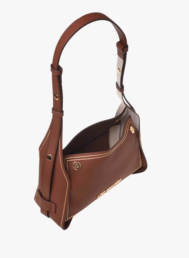 Love Moschino  Stitched Love Shoulder Bag for Women | Best Price UAE